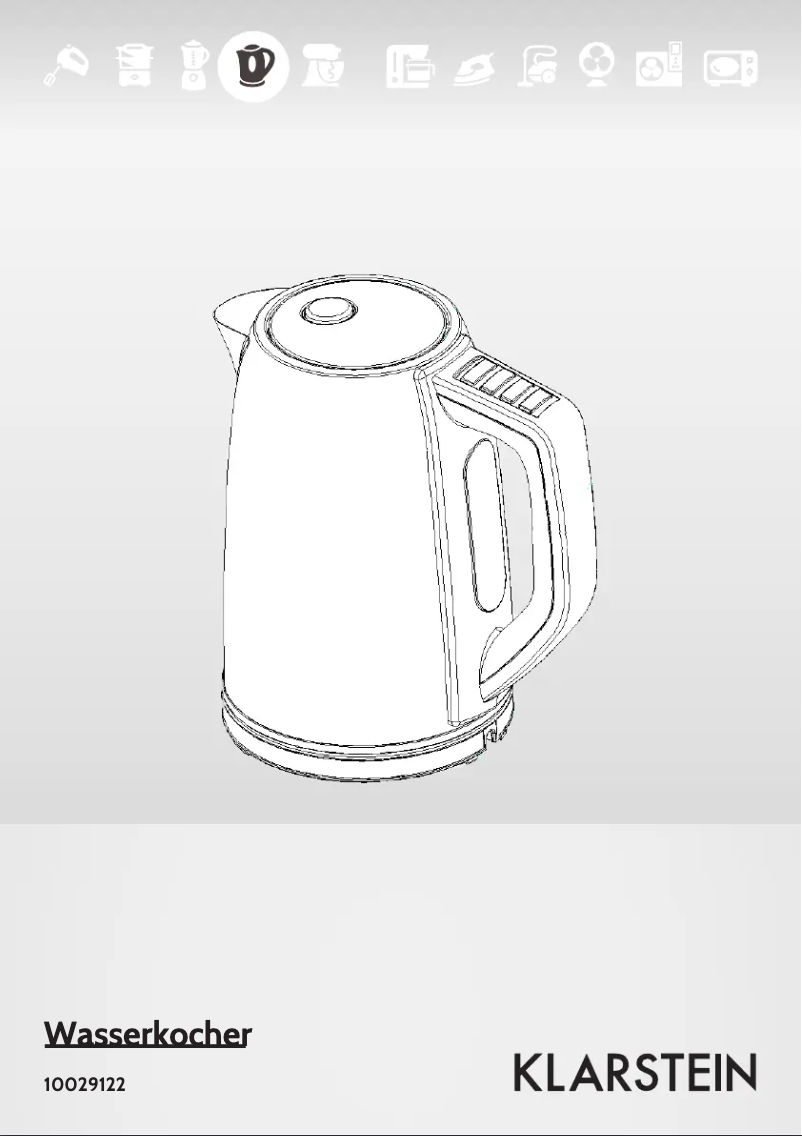 Page n°1 - Manuel utilisateur Klarstein 10029122