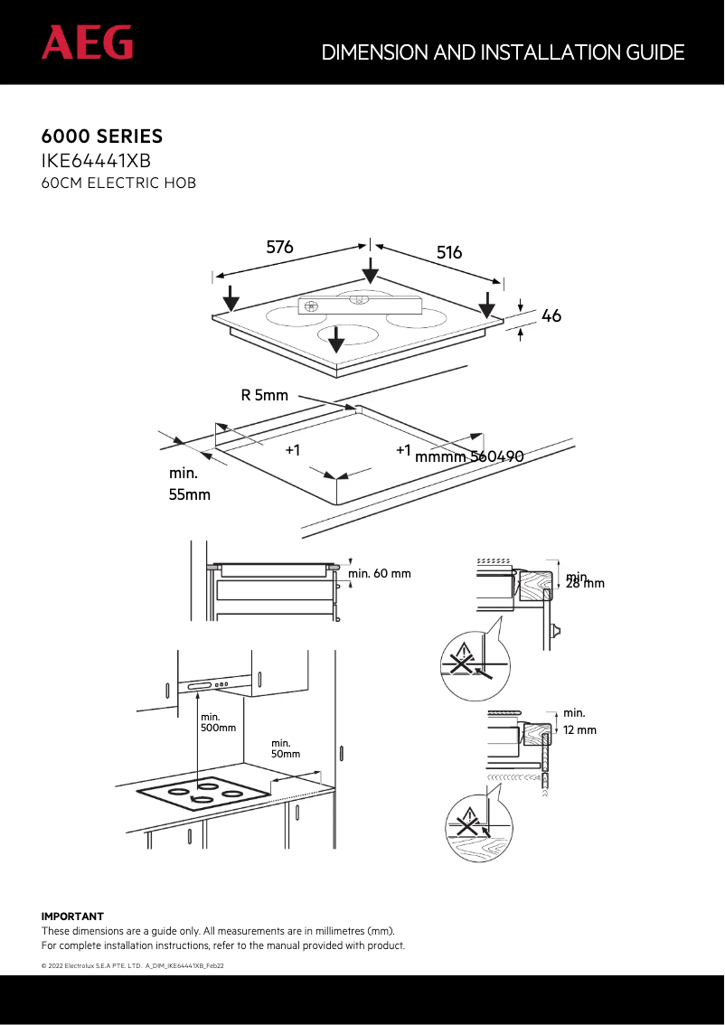 Image de la première page du manuel de l'appareil IKE64441XB