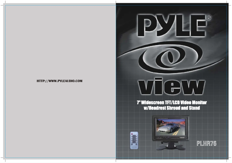 Image de la première page du manuel de l'appareil PLHR76