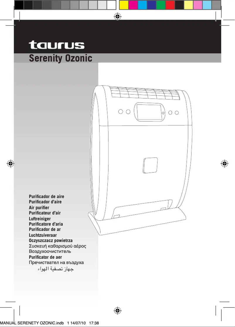 Page 1 de la notice Manuel utilisateur Taurus Serenity Ozonic