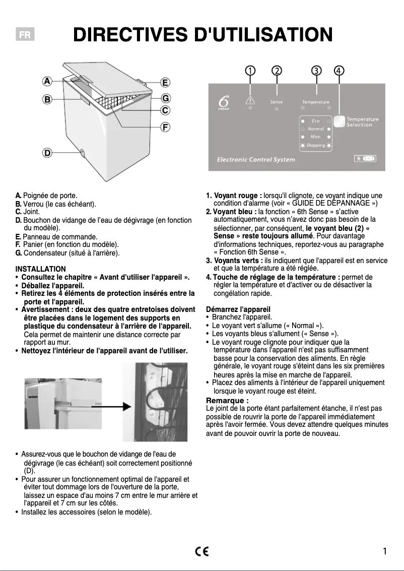 Image de la première page du manuel de l'appareil WH1410 E2