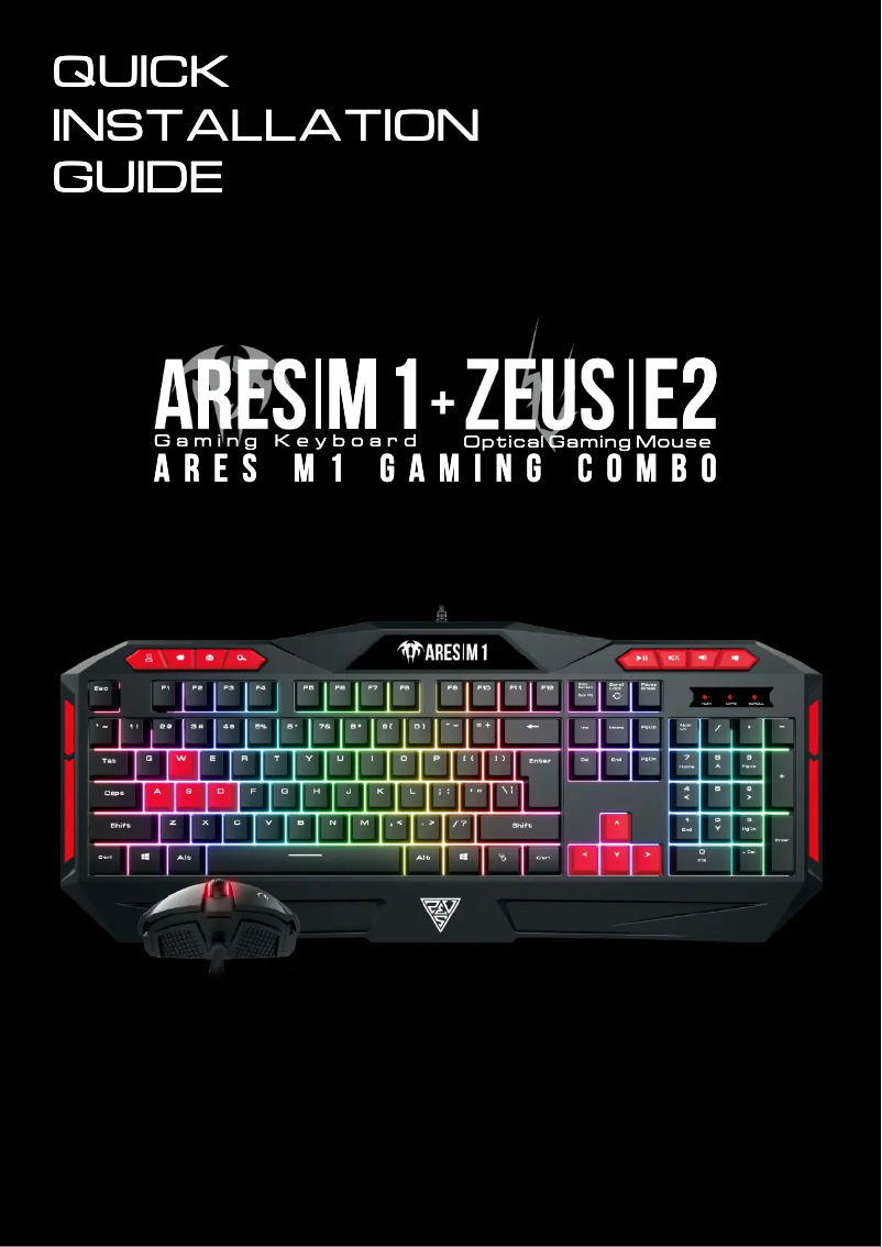 Image de la première page du manuel de l'appareil Ares M1