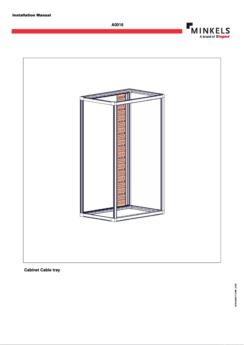 Page n°1 - Manuel utilisateur Minkels A0017-000052-400-1