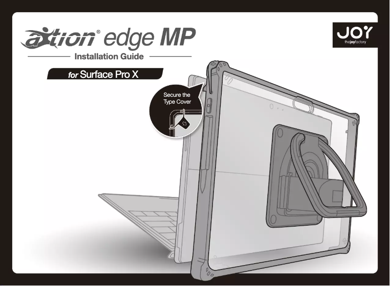 Page 1 de la notice Manuel utilisateur The Joy Factory aXtion Edge MP