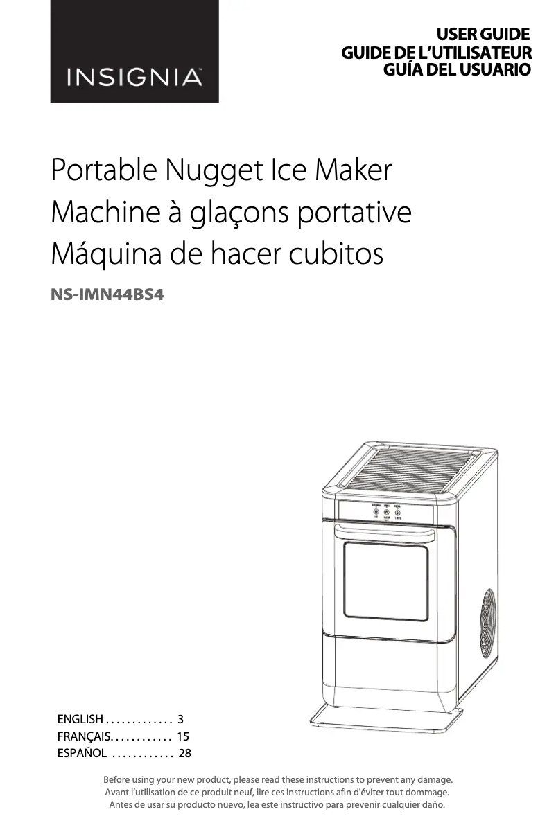 Page n°1 - Manuel utilisateur Insignia NS-IMN44BS4