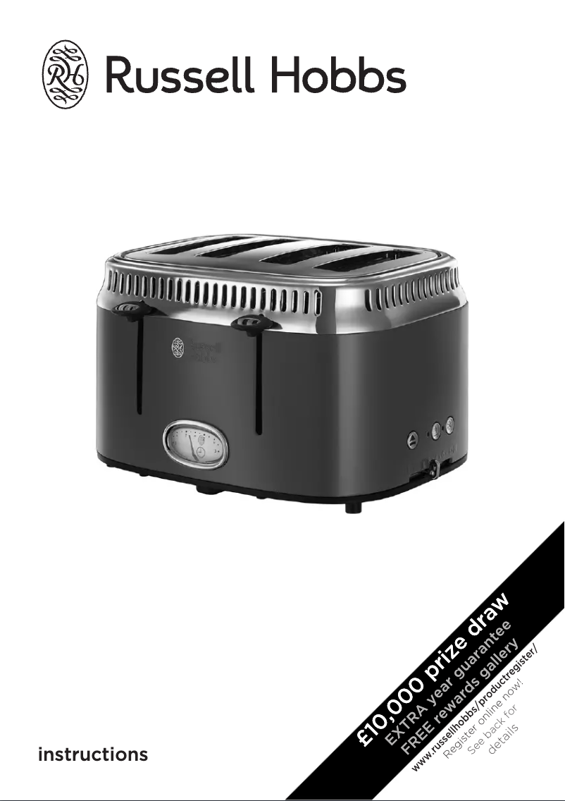 Page n°1 - Manuel utilisateur Russell Hobbs Retro 21690