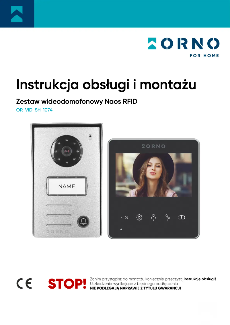 Page 1 de la notice Manuel utilisateur Vibell OR-VID-SH-1074