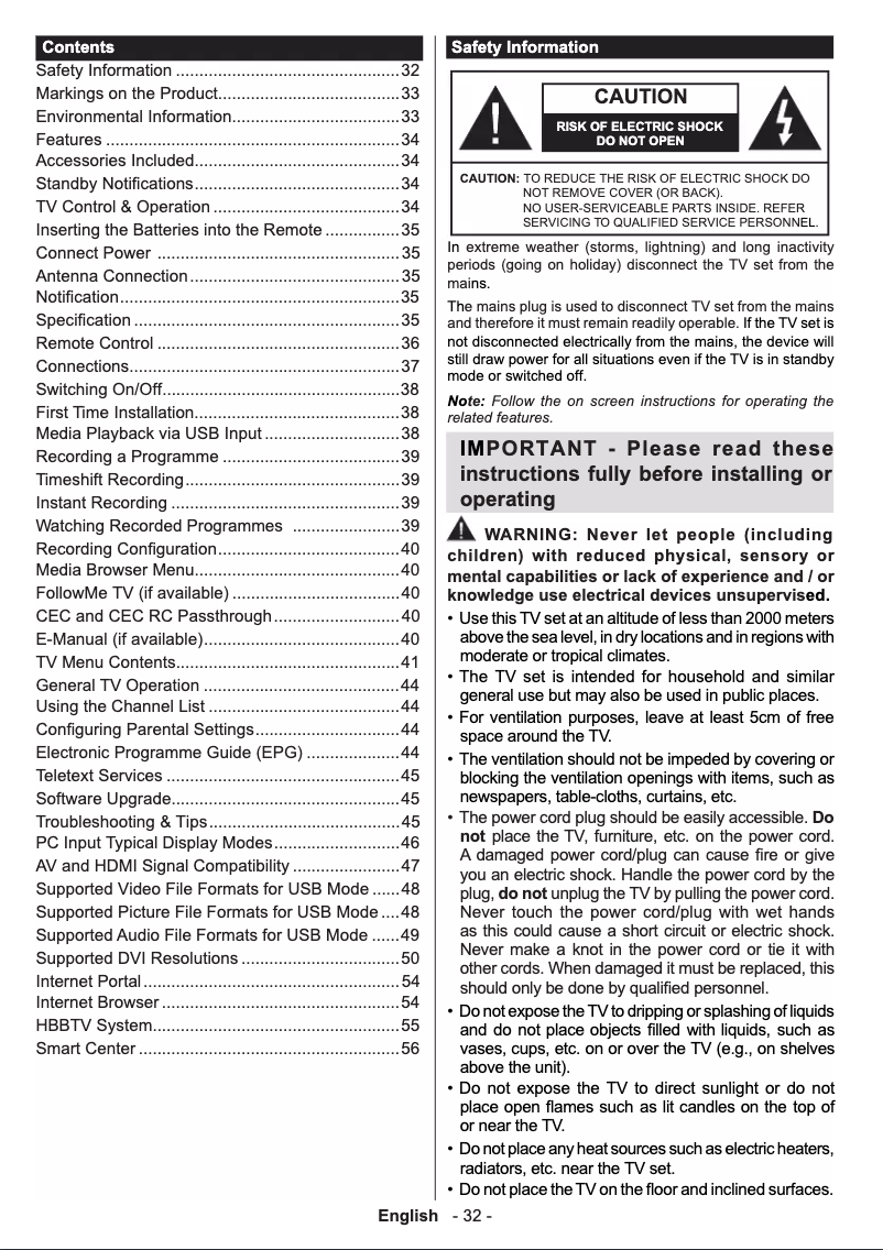 Page 1 de la notice Manuel utilisateur Qilive Q.43-371