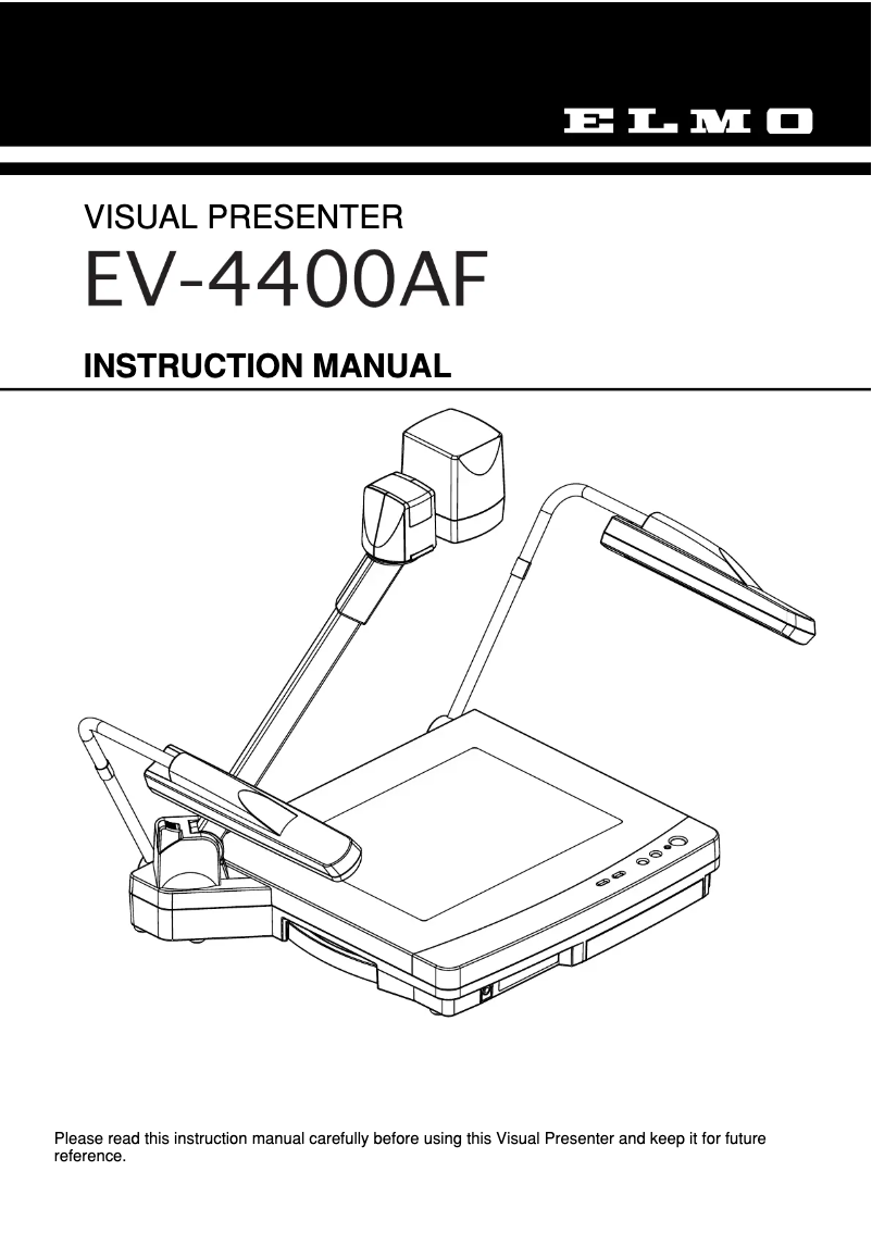 Page 1 of the manual User Manual Elmo EV-4400AF
