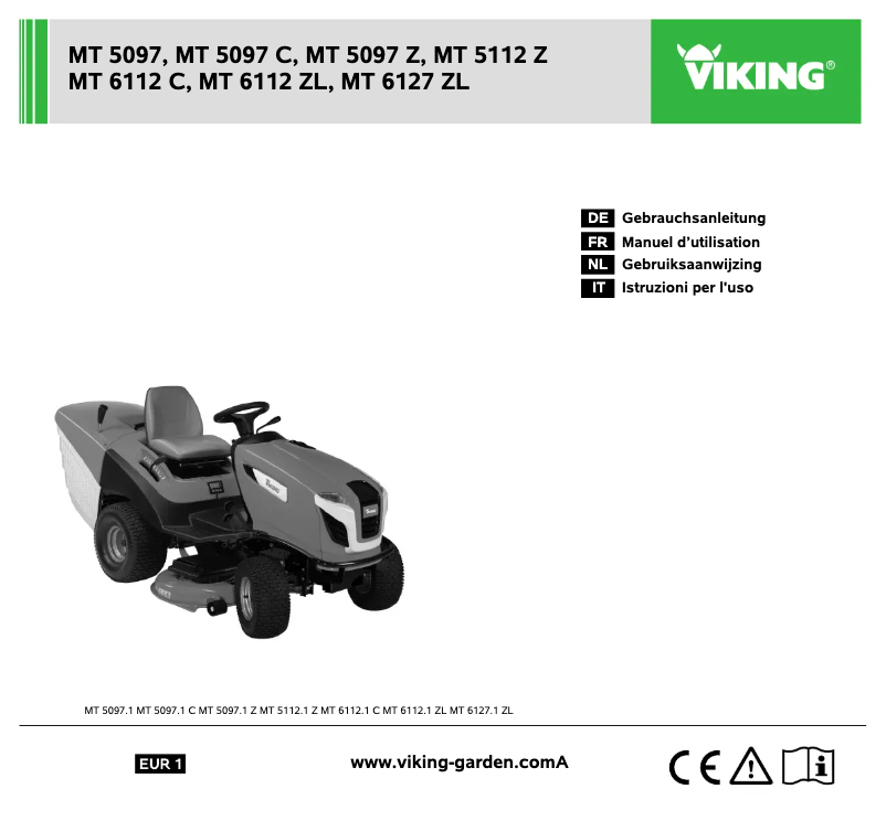 Page 1 de la notice Manuel utilisateur Viking MT 5097 C