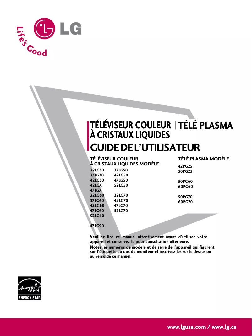 Página 1 del manual Manual de usuario LG 3230