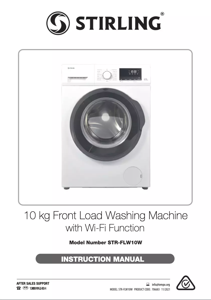 Page 1 de la notice Manuel utilisateur Stirling STR-FLW10W