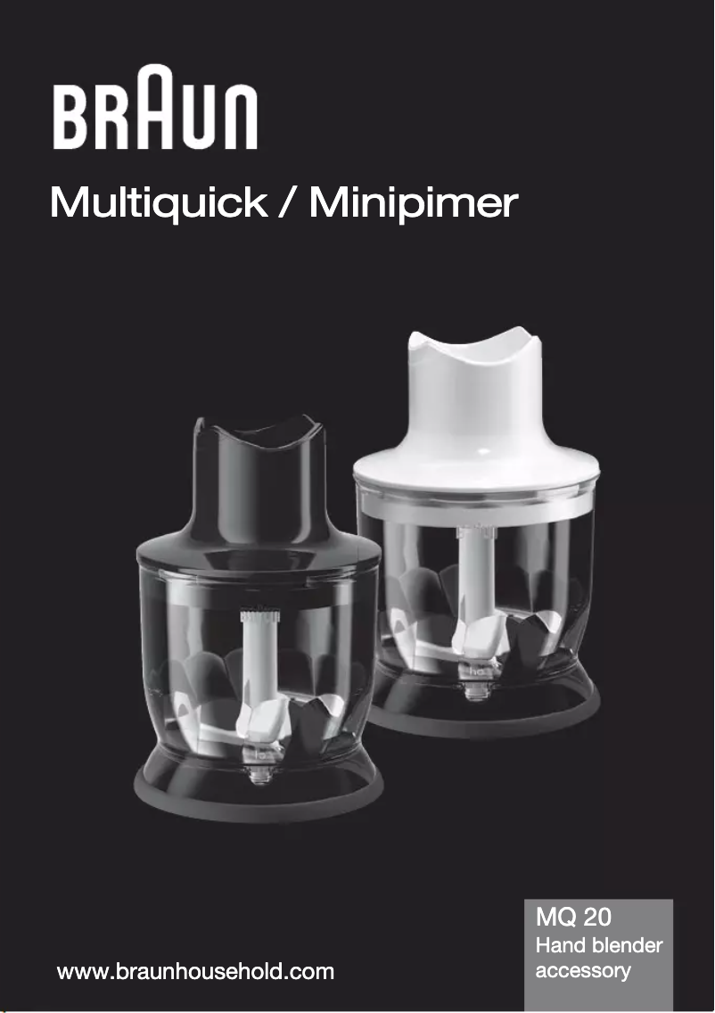 Image de la première page du manuel de l'appareil Multiquick MQ 20