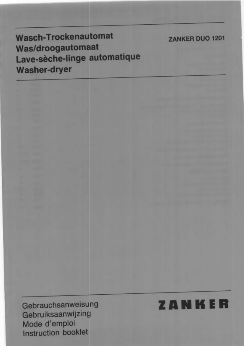 Image de la première page du manuel de l'appareil DUO 1201