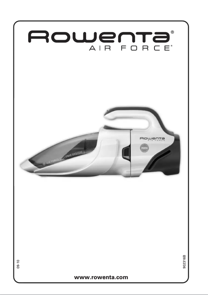 Page 1 de la notice Manuel utilisateur Rowenta Air Force AC9258