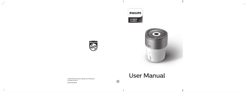 Page 1 de la notice Manuel utilisateur Philips HU4813