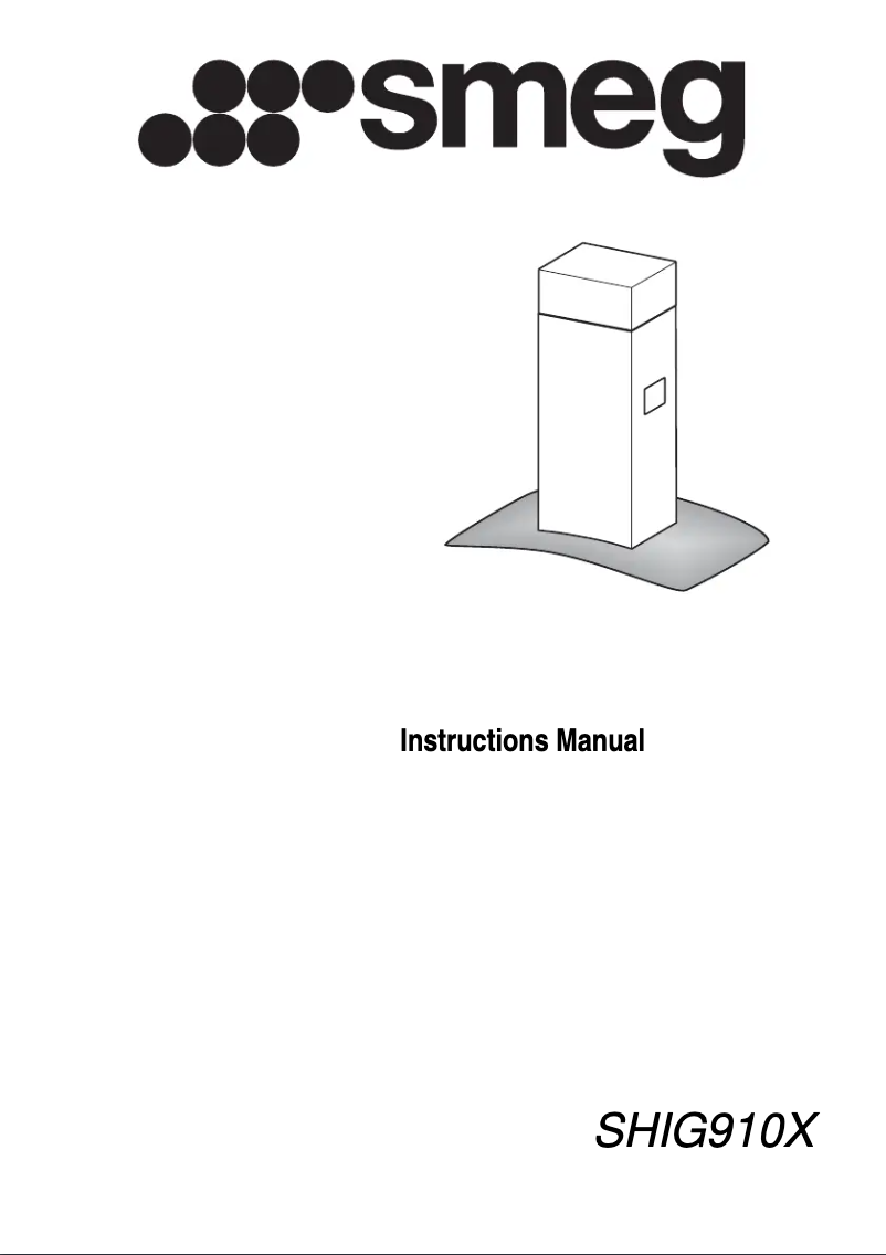 Page n°1 - Manuel utilisateur Smeg SHIG910X