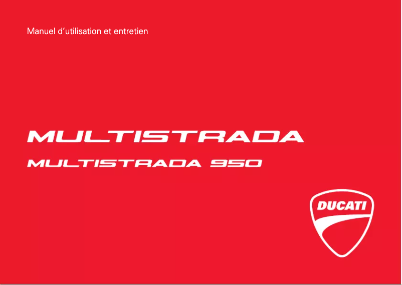 Página 1 del manual Manual de usuario Ducati Multistrada 950 (2018)