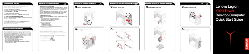 Page n°1 - Manuel utilisateur Lenovo Legion Y920T