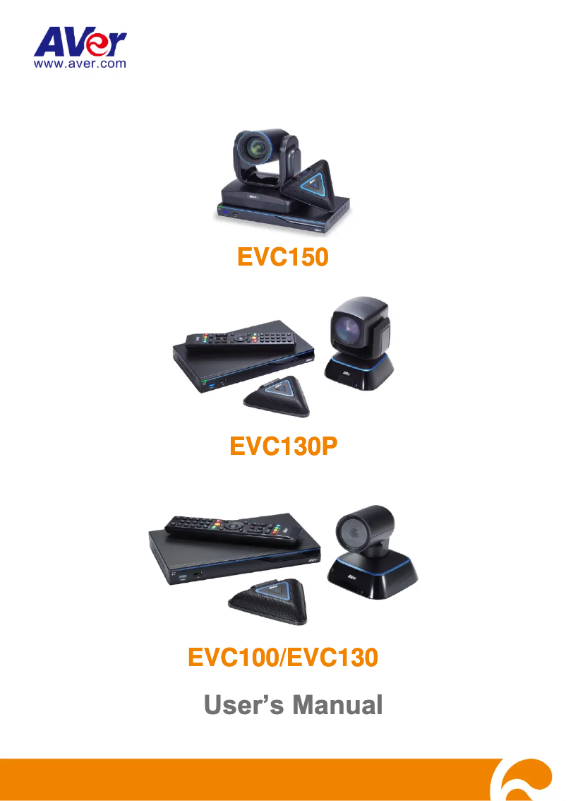 Page 1 de la notice Manuel utilisateur AVer EVC130P