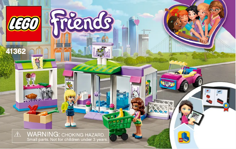 Page 1 de la notice Manuel utilisateur Lego Friends 41362
