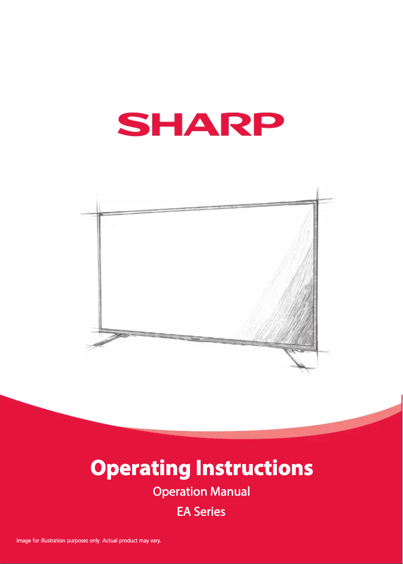 Page 1 de la notice Manuel utilisateur Sharp 32EA2K