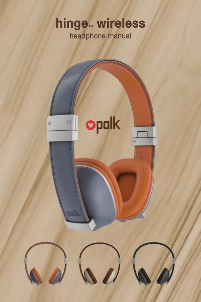 Page n°1 - Manuel utilisateur Polk Hinge Wireless