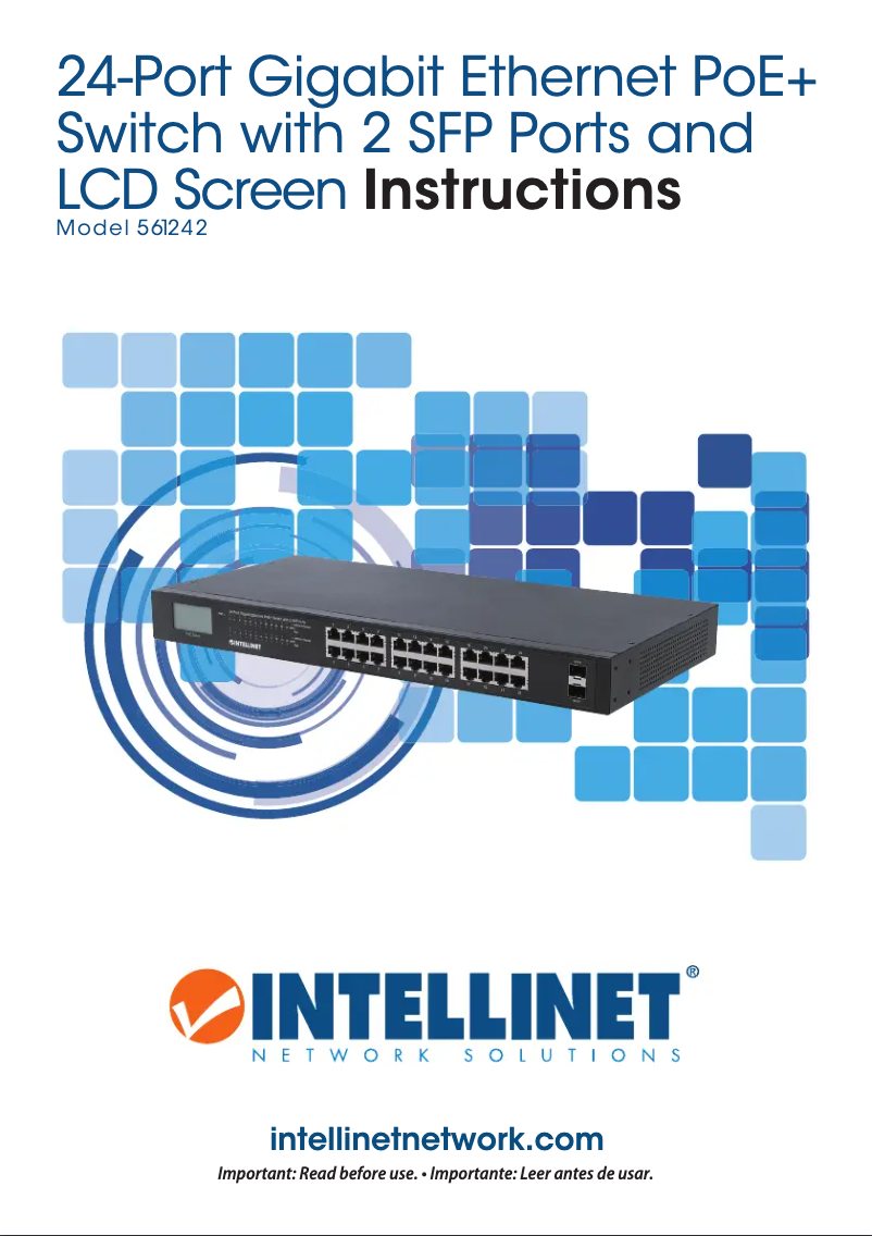 Page n°1 - Manuel utilisateur Intellinet 561242