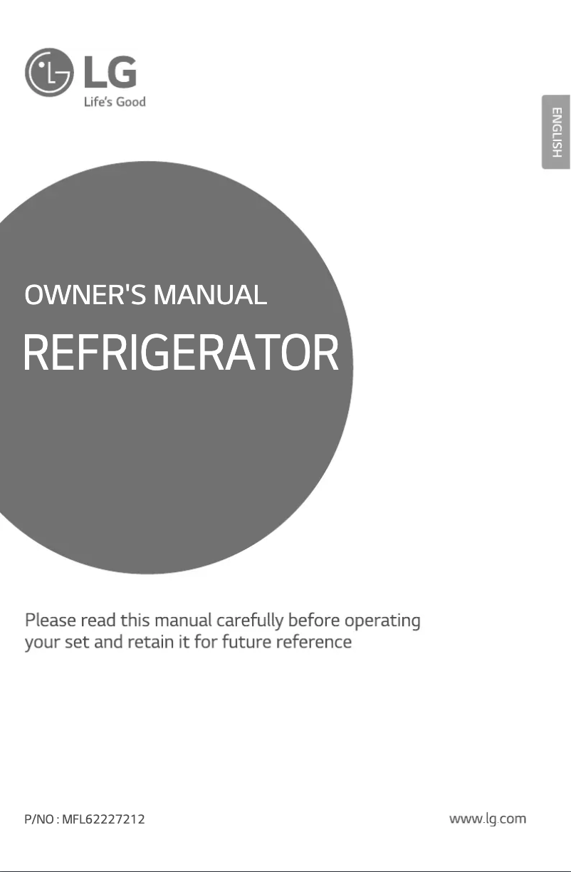 Página 1 del manual Manual de usuario LG GL-B272SMTL