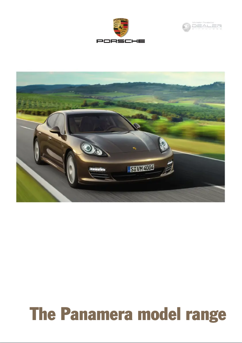 Page 1 de la notice Manuel utilisateur Porsche Panamera (2011)