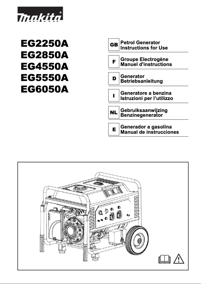 Page n°1 - Mode d'emploi Makita EG2850A