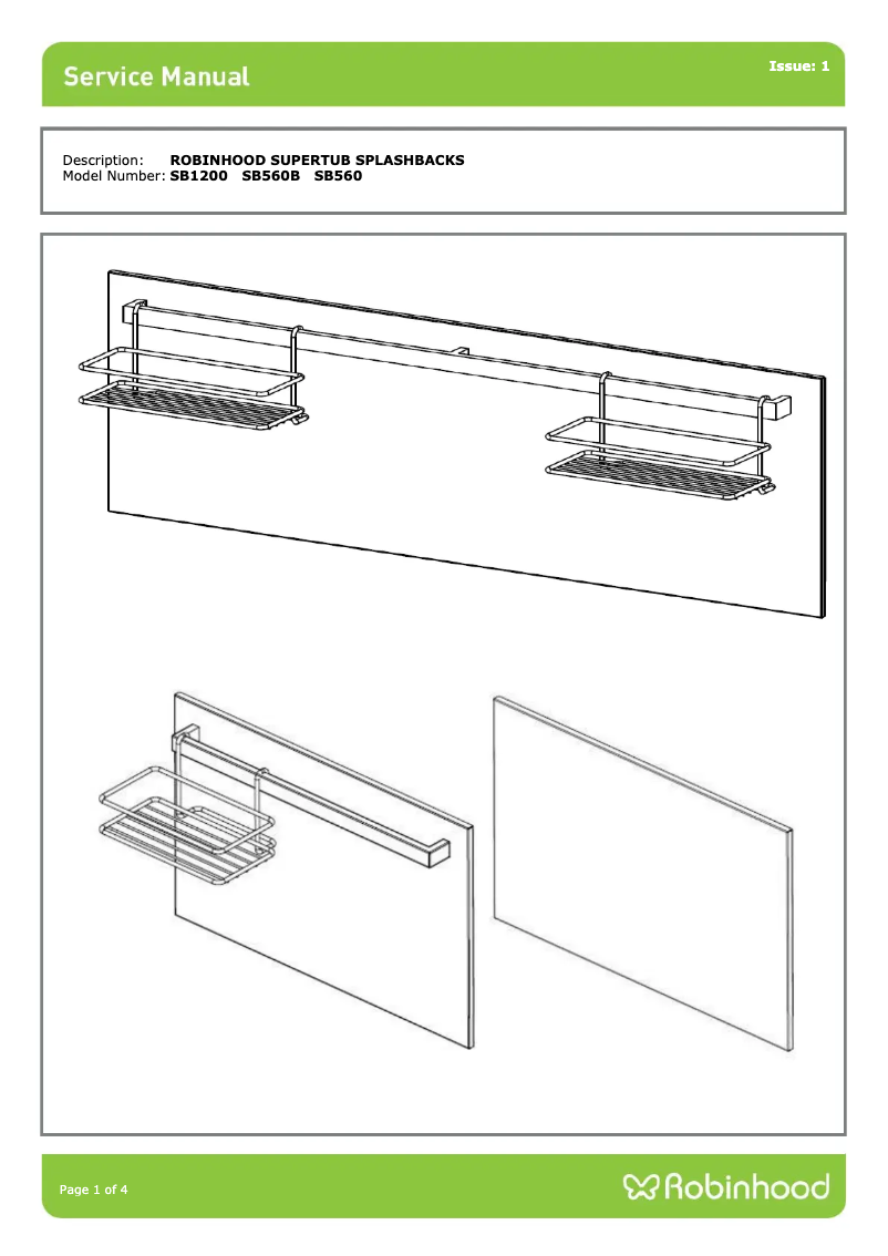 Image de la première page du manuel de l'appareil SB560B