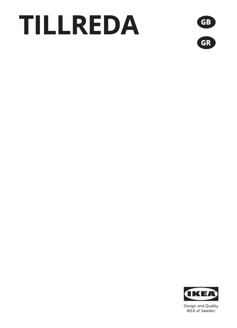 Image de la première page du manuel de l'appareil TILLREDA 604.933.58