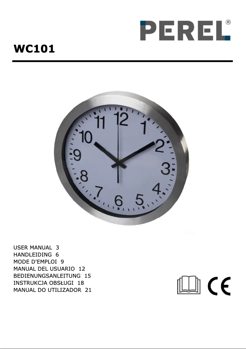 Page 1 de la notice Manuel utilisateur Perel WC101