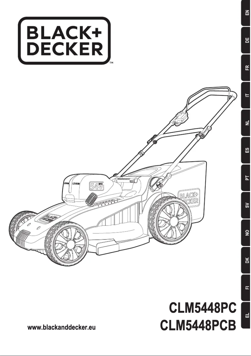 Página 1 del manual Manual de usuario Black & Decker CLM5448PC2