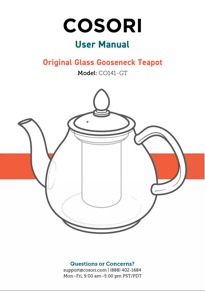 Image de la première page du manuel de l'appareil CO141-GT