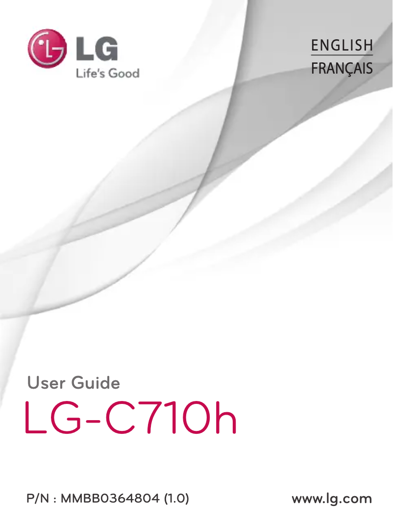 Page n°1 - Manuel utilisateur LG C710H