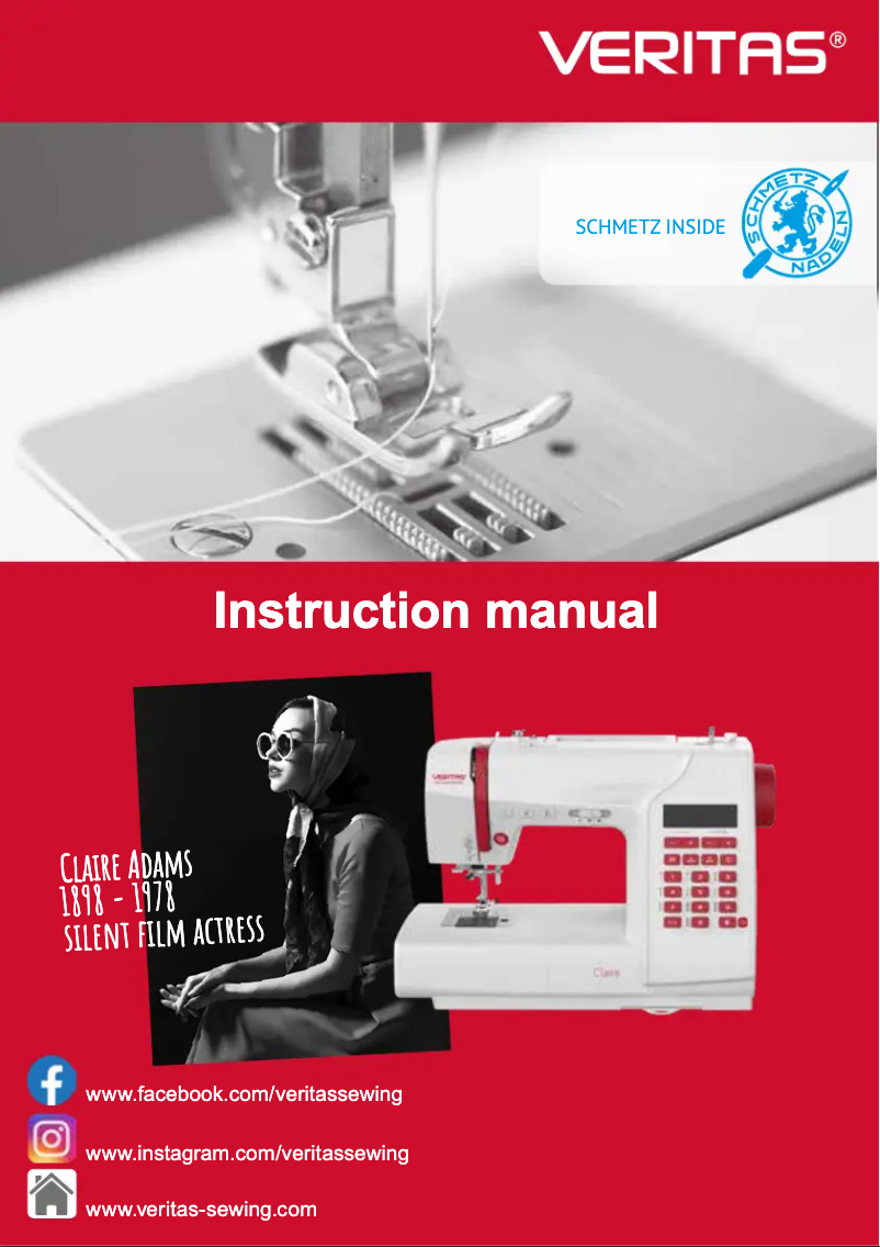 Image de la première page du manuel de l'appareil Claire