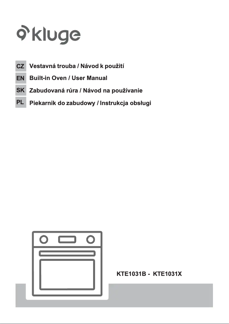 Image de la première page du manuel de l'appareil KTE1031X