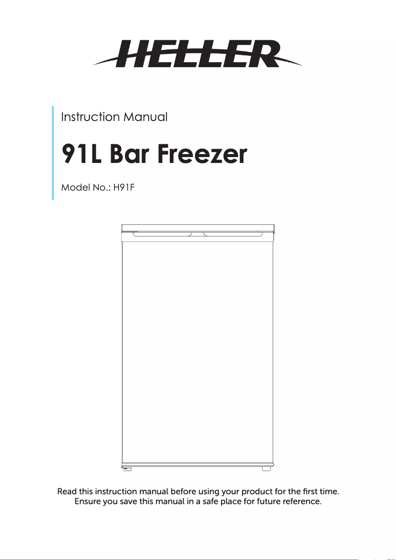 Page n°1 - Manuel utilisateur Heller H91F