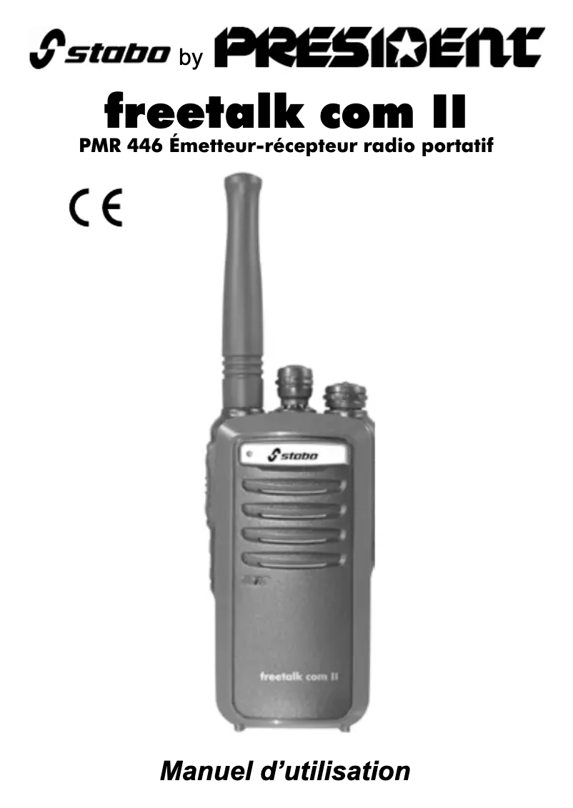 Página 1 del manual Manual de usuario Stabo freetalk com II