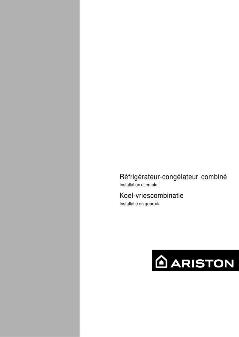 Page 1 de la notice Manuel utilisateur Hotpoint Ariston BCS 312 A EU
