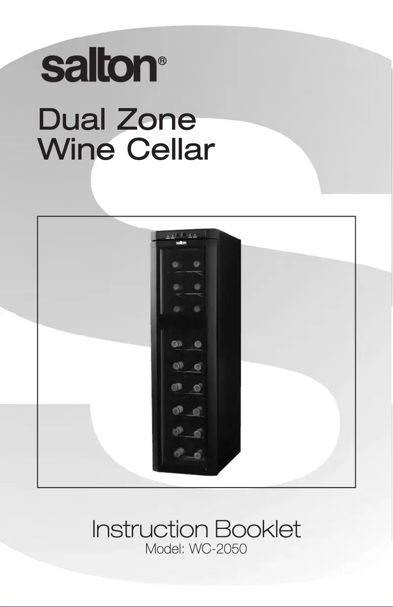 Imagen de la primera página del manual del dispositivo WC-2050