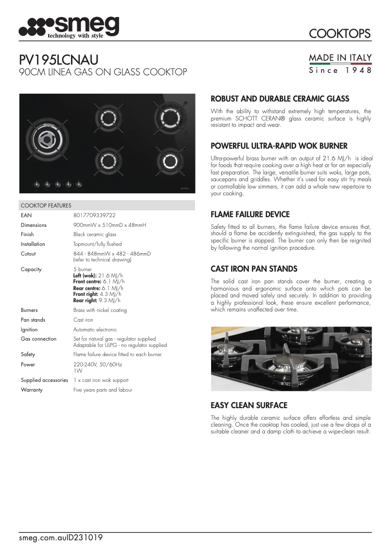 Image de la première page du manuel de l'appareil PV195LCNAU