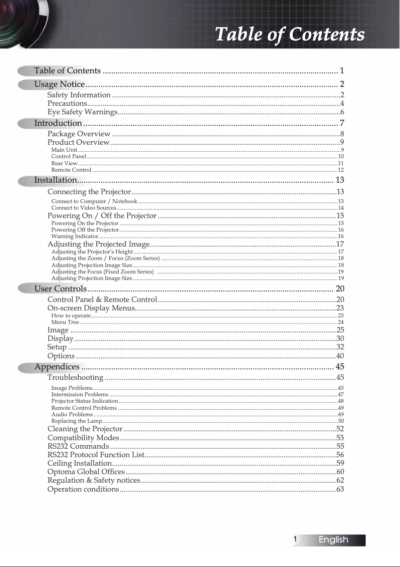 Image de la première page du manuel de l'appareil ES520