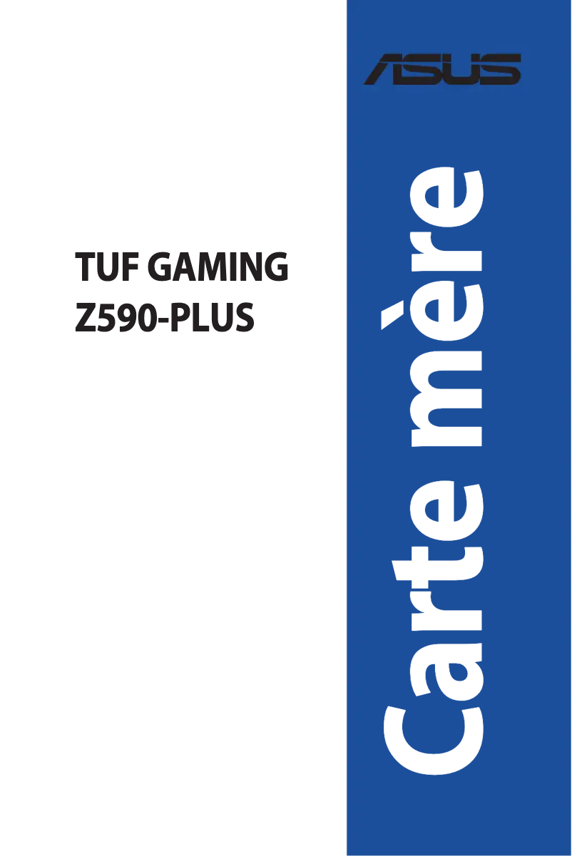 Page n°1 - Manuel utilisateur Asus TUF Gaming Z590-PLUS