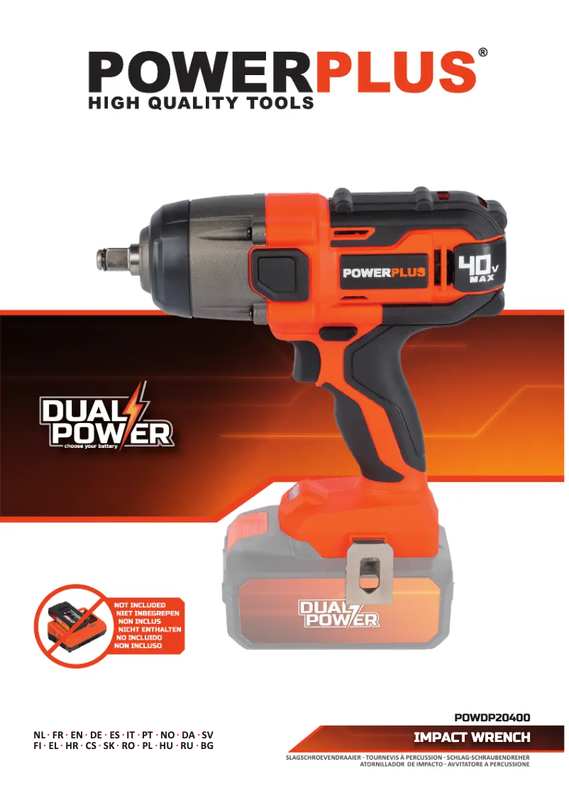 Página 1 del manual Manual de usuario PowerPlus POWDP20400