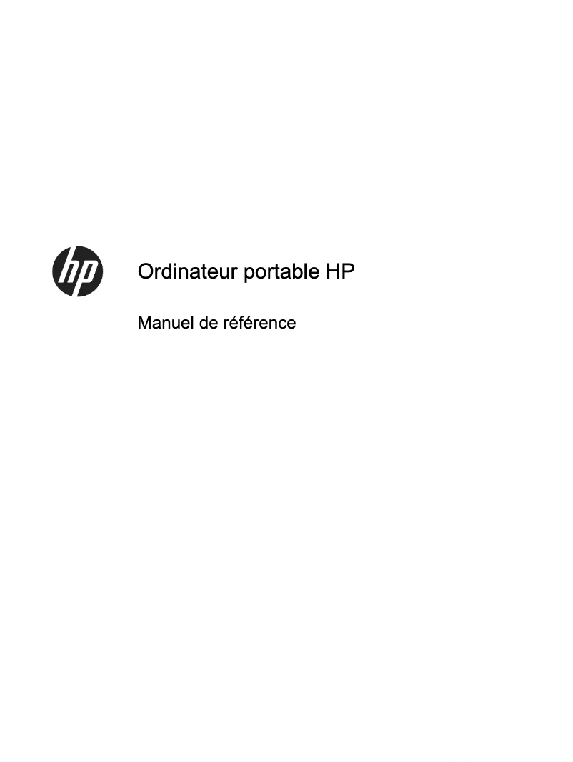 Page 1 de la notice Manuel utilisateur HP EliteBook 2570p