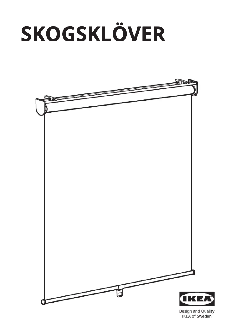 Página 1 del manual Manual de usuario Ikea SKOGSKLÖVER 803.144.69