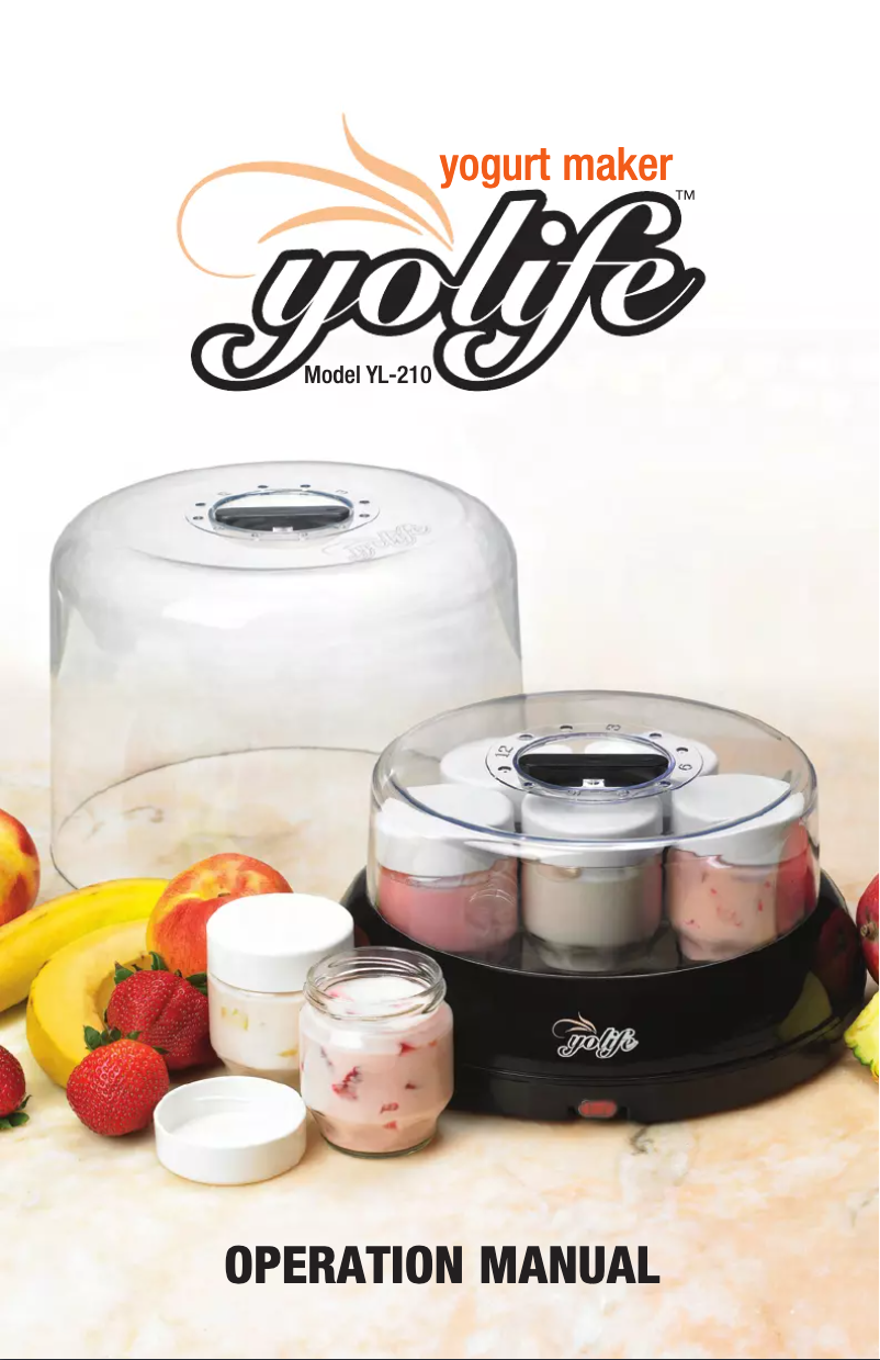 Page n°1 - Manuel utilisateur Yolife YL-210